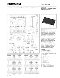 CP15TD1-24A Datasheet Cover