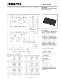 CP20TD1-12A Datasheet Cover