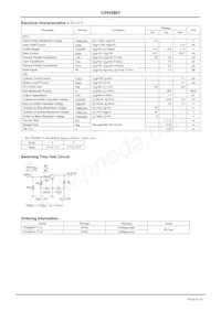 CPH5901G-TL-E Datasheet Page 2
