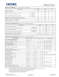 DMNH6021SPDWQ-13 Datasheet Page 2