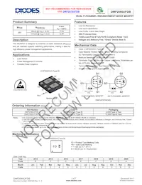 DMP2060UFDB-13 Datasheet Cover