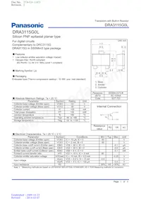 DRA3115G0L Datasheet Cover