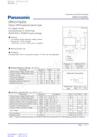 DRC3152Z0L Datasheet Cover