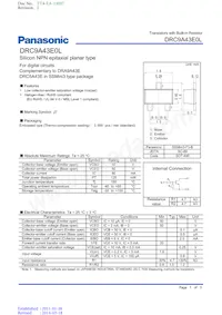 DRC9A43E0L Datasheet Cover