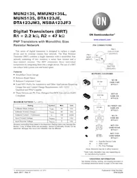 DTA123JM3T5G Datasheet Cover