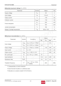 DTA123YCAHZGT116 Datasheet Pagina 2