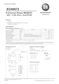 ECH8672-TL-H Datasheet Cover