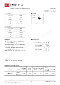 EMD9FHAT2R Datasheet Copertura