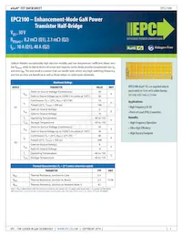 EPC2100ENG Datenblatt Cover