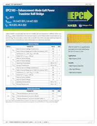 EPC2105ENG Datenblatt Cover