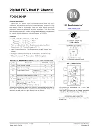 FDG6304P_D87Z Datasheet Cover