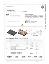 FDMD8440L Datasheet Pagina 2
