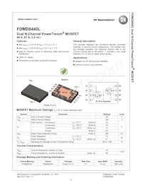 FDMD8440L數據表 頁面 2