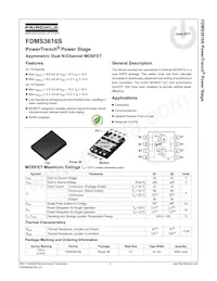 FDMS3616S Datasheet Cover