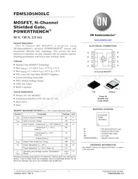 FDMS3D5N08LC Datenblatt Cover