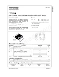 FDS6912 Datasheet Page 2