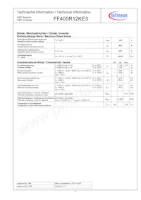 FF400R12KE3HOSA1 Datasheet Page 2