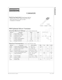 FJNS4202RBU Datasheet Cover