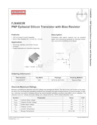 FJX4003RTF Datasheet Page 2