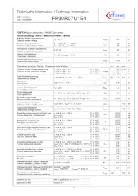 FP30R07U1E4BPSA1 Datasheet Page 2