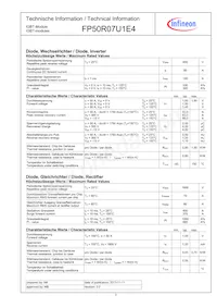 FP50R07U1E4BPSA1 Datenblatt Seite 3
