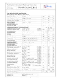 FP50R12KT4GB15BOSA1 Datenblatt Seite 2