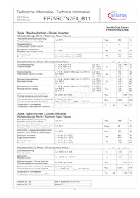 FP75R07N2E4B11BOSA1 Datasheet Page 3