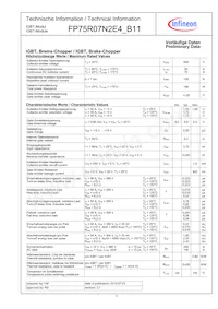 FP75R07N2E4B11BOSA1 Datasheet Page 4