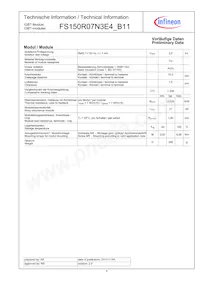 FS150R07N3E4B11BOSA1 Datasheet Pagina 4