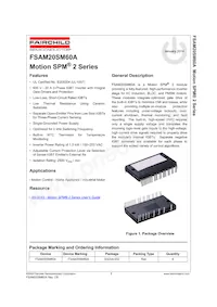 FSAM20SM60A Datasheet Page 2