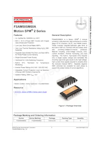 FSAM50SM60A Datasheet Pagina 2