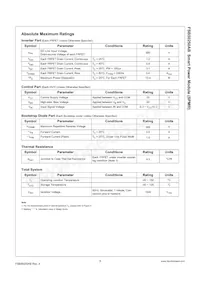 FSB50250AB Datasheet Page 3