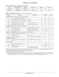 FSB50250B Datasheet Page 2