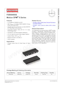 FSB50450S Datasheet Page 2