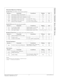 FSB50550A Datasheet Page 3