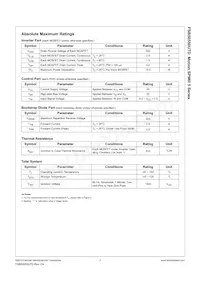 FSB50550UTD Datasheet Page 3
