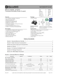 GA100SICP12-227 Datasheet Cover