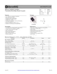 GA10SICP12-247 Datasheet Cover
