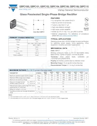 GBPC110-E4/51 Datasheet Copertura