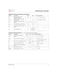IRAM109-015SD Datasheet Page 3