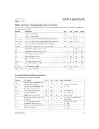 IRAMX16UP60A-2 Datasheet Page 5
