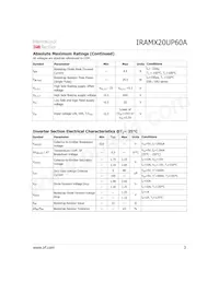 IRAMX20UP60A-2 Datasheet Page 3