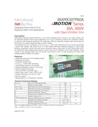 IRAMX30TP60A-2 Datasheet Cover