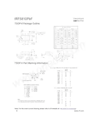 IRF5810TRPBF Datasheet Page 8