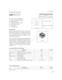 IRF5850TRPBF Datasheet Copertura