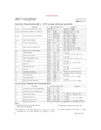 IRF7105QTRPBF Datasheet Page 2