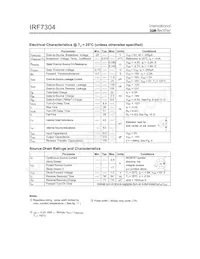 IRF7304TR Datasheet Page 2