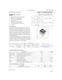 IRF7306QTRPBF Datenblatt Cover