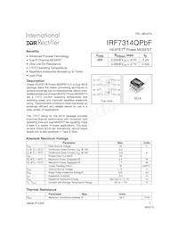 IRF7314QTRPBF數據表 封面