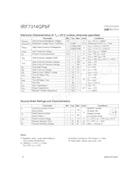IRF7314QTRPBF Datenblatt Seite 2